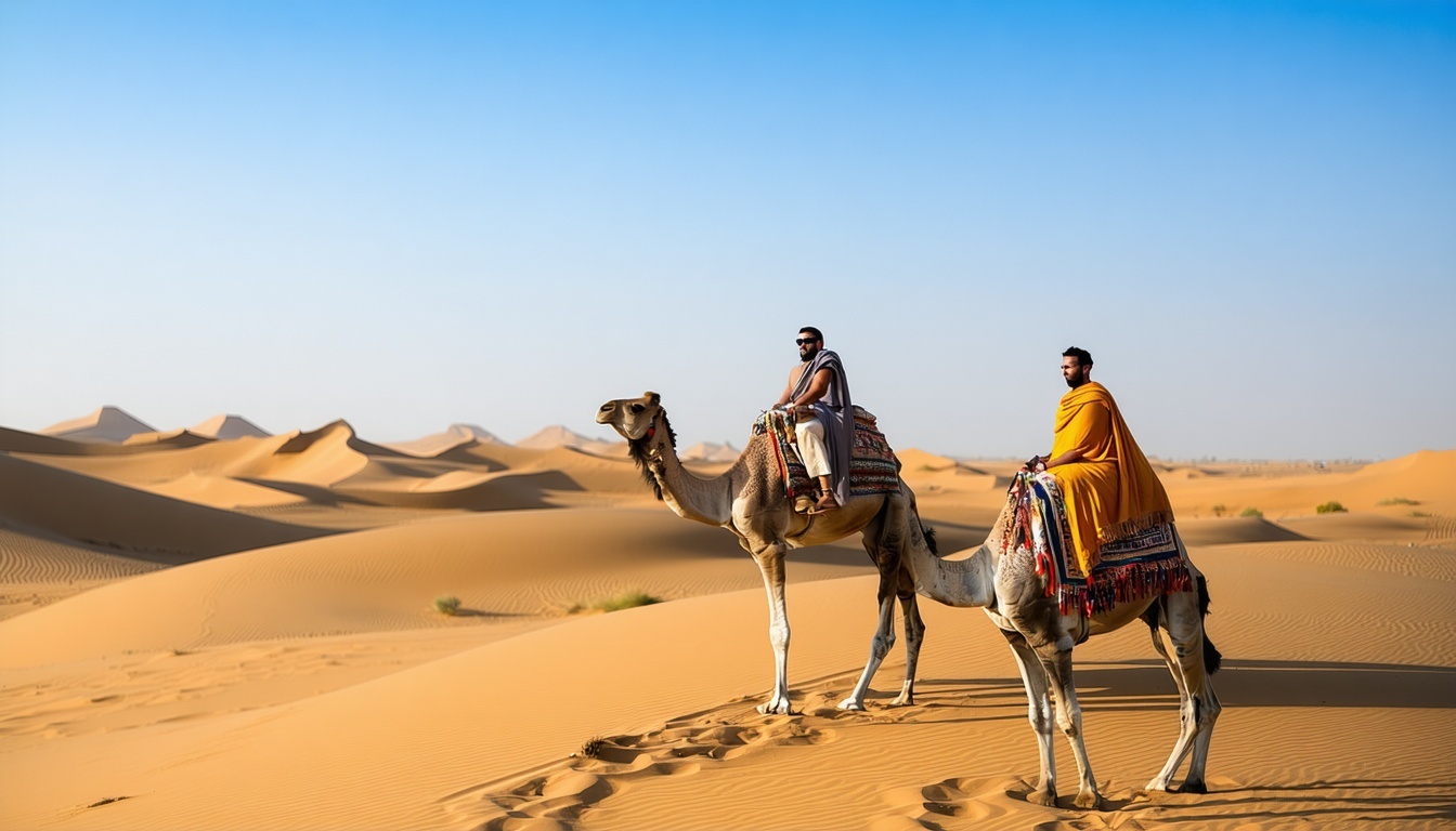 Traditional desert safari experience in Dubai